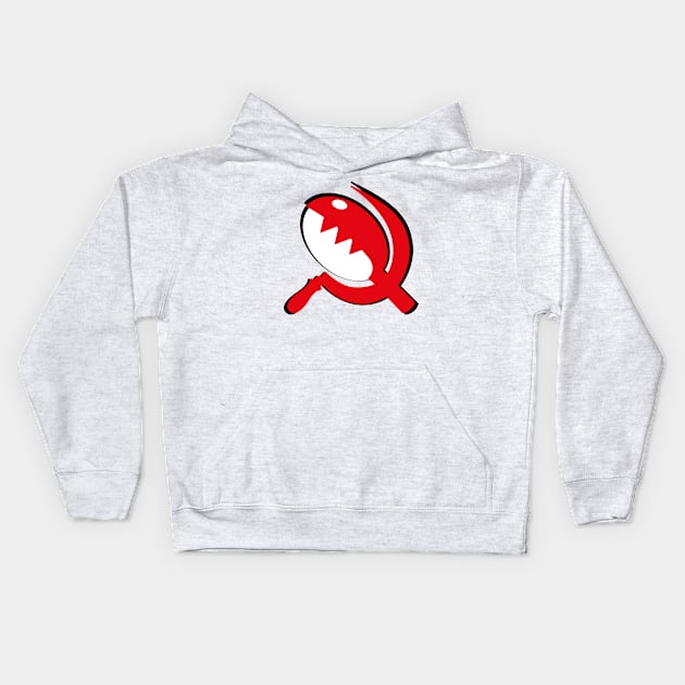 CRABHAMMER & SICKLE Kids Hoodie by DunDealBischoff